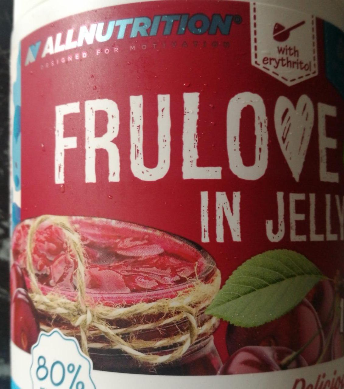 Fotografie - Frulove in jelly Cherry Allnutrition