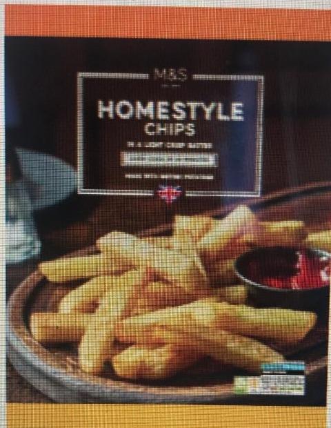 Fotografie - Předsmažené bramborové hranolky v těstíčku Marks & Spencer
