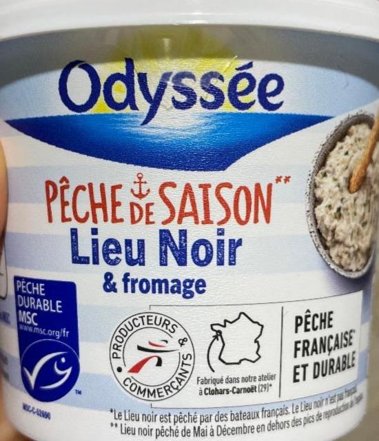 Fotografie - Pêche de saison lieu noir & fromage Odyssée