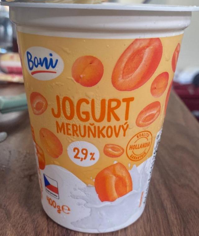 Fotografie - Jogurt meruňkový 2,9% Boni