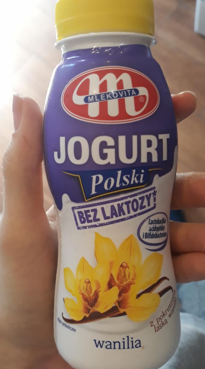 Fotografie - Jogurt Polski bez laktozy wanilia Mlekovita