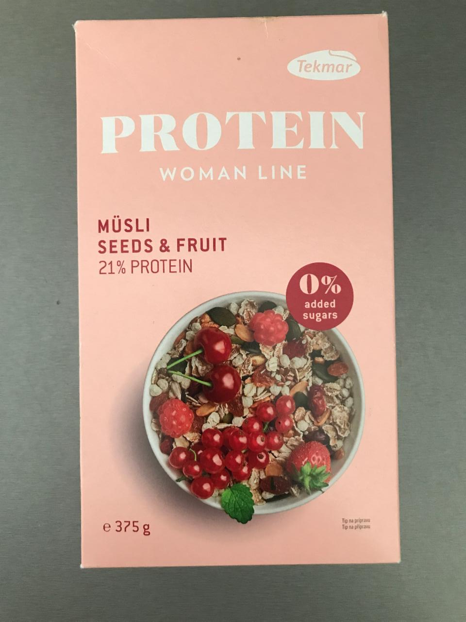 Fotografie - Musli seeds & fruit Protein Tekmar