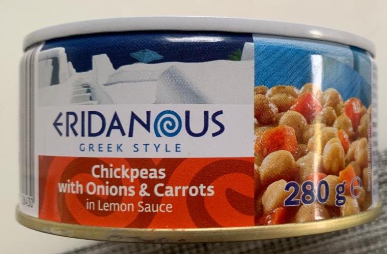 Fotografie - Chickpeas with Onions & Carrots in Lemon Sauce Eridanous