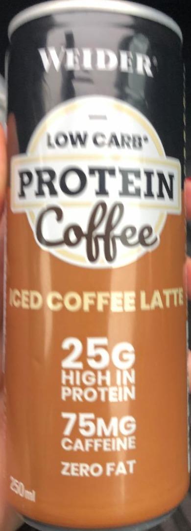 Fotografie - Low carb protein iced coffee latte Weider