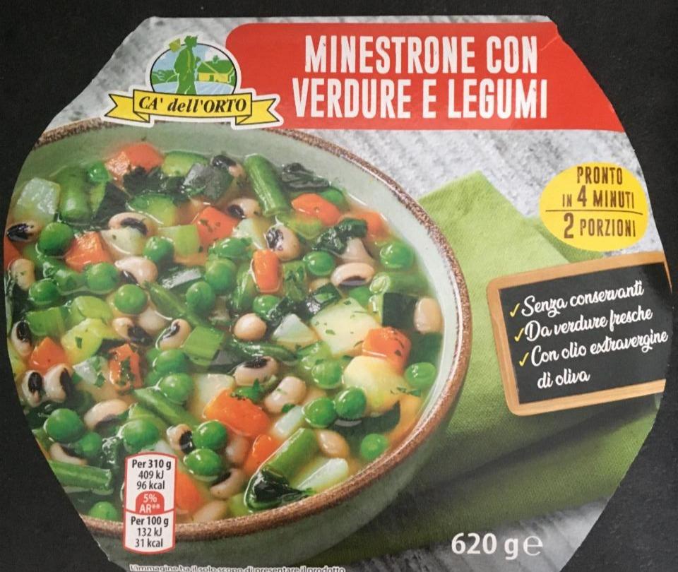 Fotografie - Minestrone con verdure e legumi
