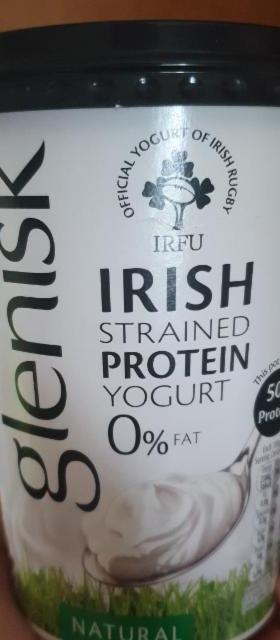 Fotografie - Natural 0% Fat Irish Strained Protein Yogurt Glenisk