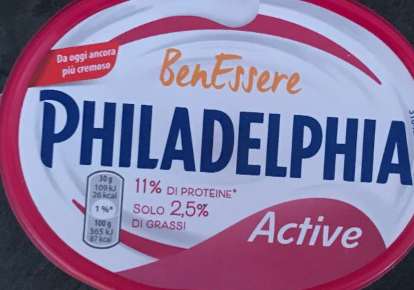 Fotografie - Philadelphia Active 11%protein, 2,5%tuk