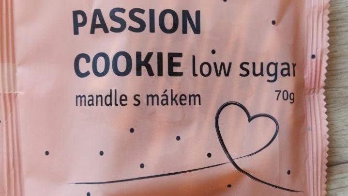 Fotografie - Passion cookie low sugar mandle s mákem