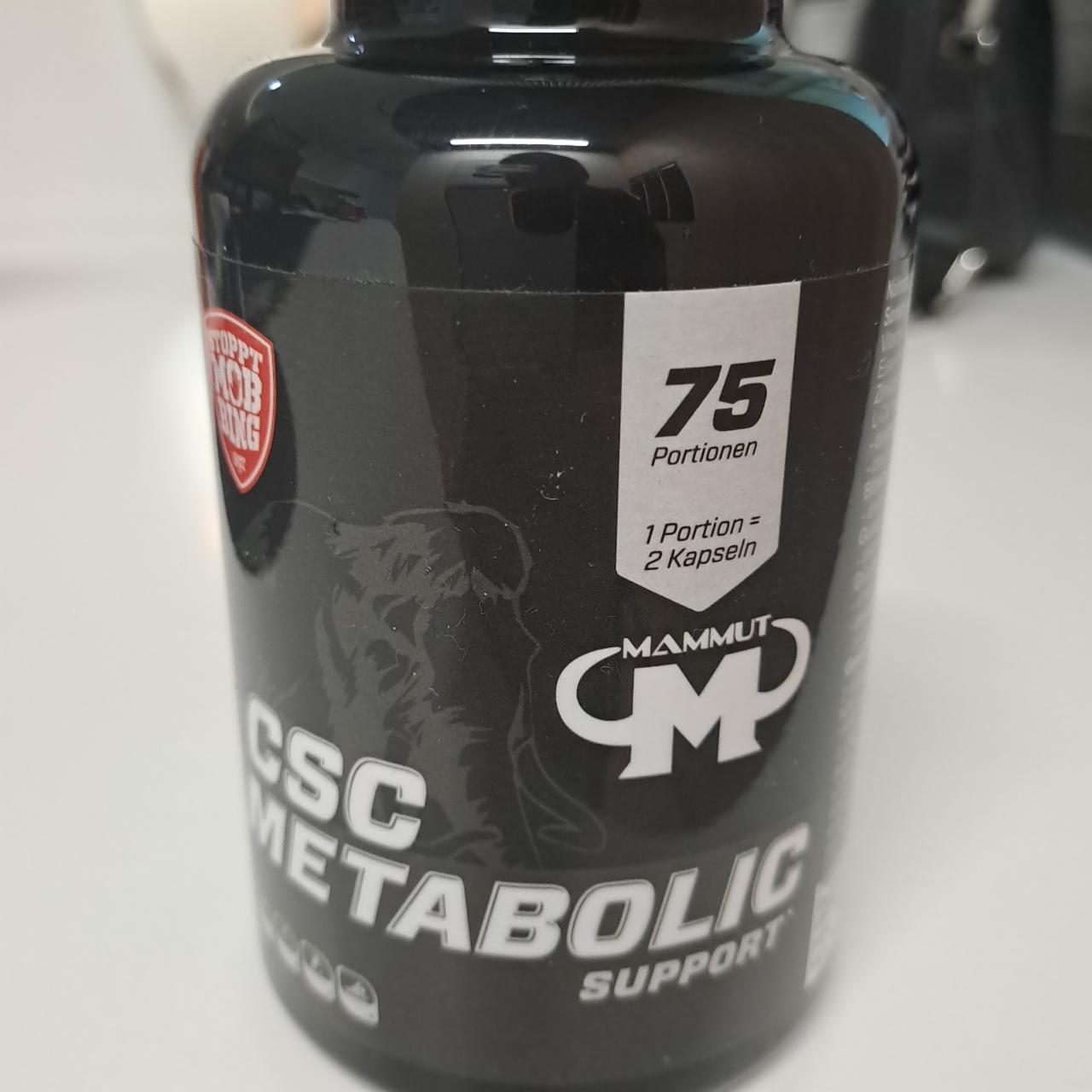 Fotografie - CSC Metabolic Support Mammut