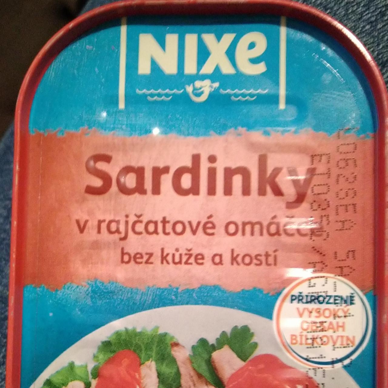 Fotografie - Sardinky v rajčatové omáčce bez kůže a kostí Nixe