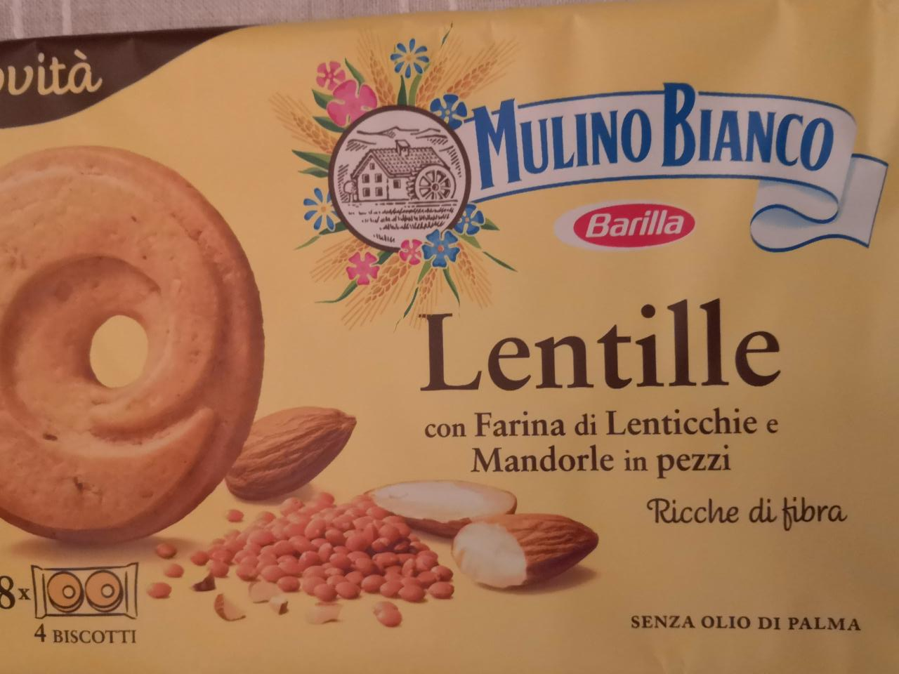Fotografie - Lentille con Farina di Lenticchie e Mandorle in pezzi Mulino Bianco