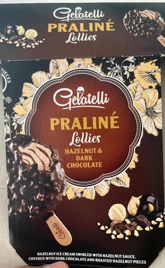 Fotografie - Praliné Lollies Hazelnut & Dark chocolate Gelatelli
