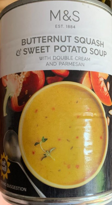Fotografie - Butternut squash and sweet potato soup Marks&Spencer