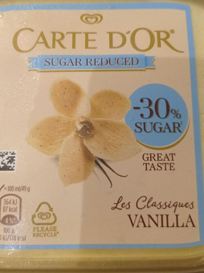 Fotografie - Vanilla sugar reduced Carte d'Or