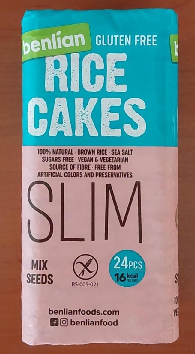 Fotografie - Rice Cakes Slim Mix Seeds Benlian