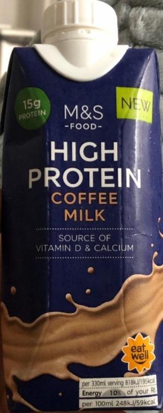 Fotografie - High Protein Coffee Milk M&S Food