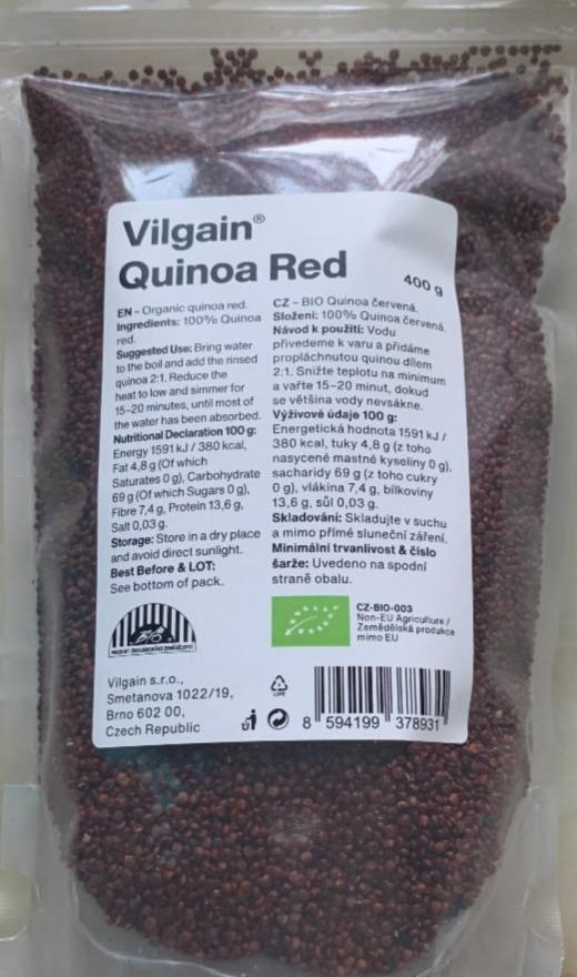 Fotografie - Vilgain Quinoa Red