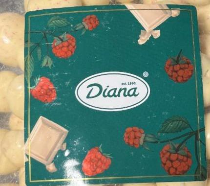 Fotografie - Liofylizované maliny v bílé čokoládě Diana Svět oříšků