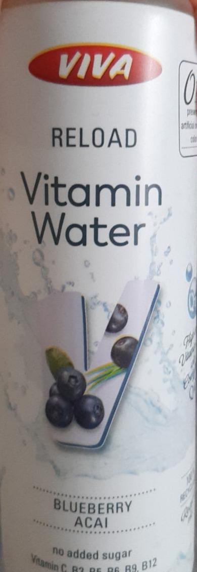 Fotografie - Reload vitamin water blueberry acai Viva