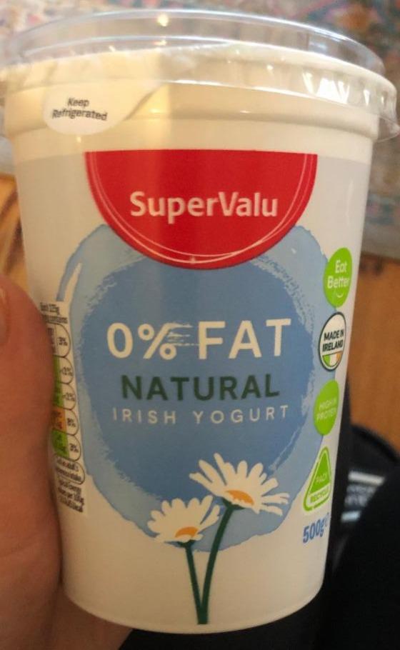 Fotografie - 0% Fat Natural Irish Yogurt SuperValu