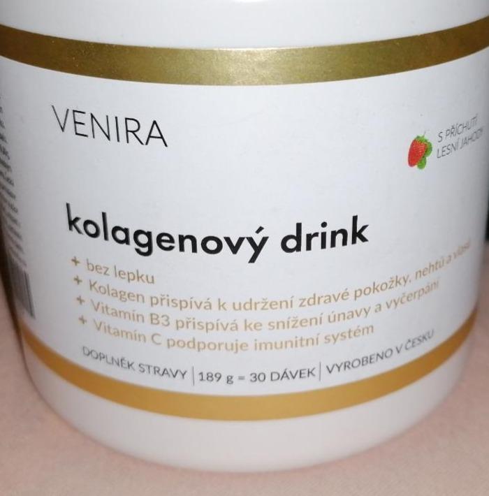 Fotografie - Kolagenový drink Lesní jahoda Venira