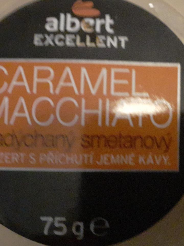 Fotografie - Caramel Macchiato nadýchaný smetanový dezert s příchutí jemné kávy Albert Excellent