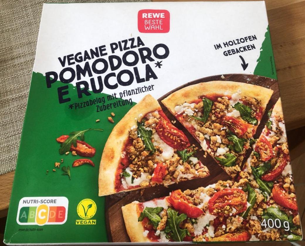 Fotografie - Vegane Pizza Pomodoro e Rucola Rewe beste wahl
