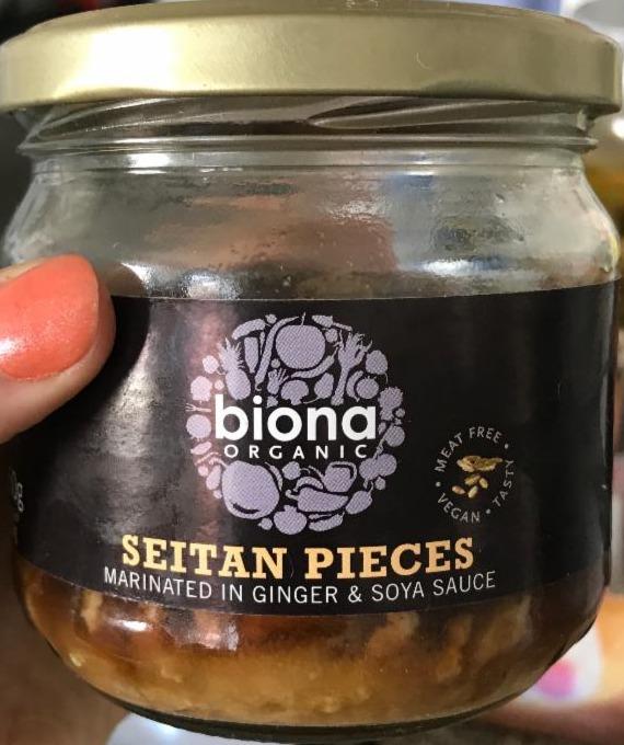 Fotografie - Seitan Pieces in Ginger and Soya Sauce Biona organic