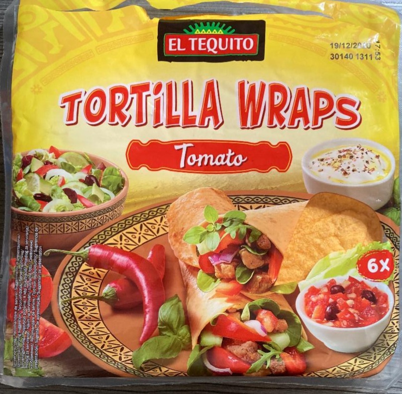 Fotografie - Tortilla wraps tomato El Tequito