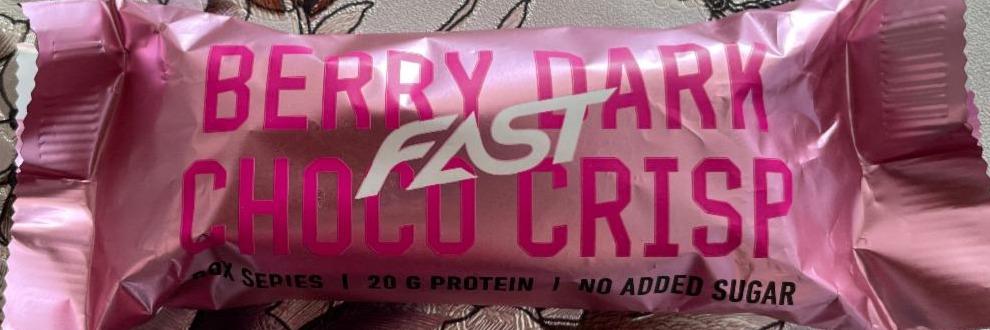 Fotografie - Protein Bar Berry Dark Choco Crips Fast