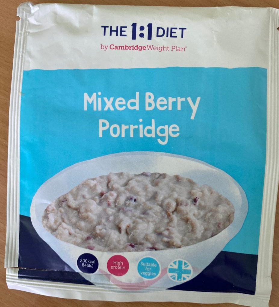 Fotografie - The 1:1 Diet Mixed Berry Porridge Cambridge Weight Plan