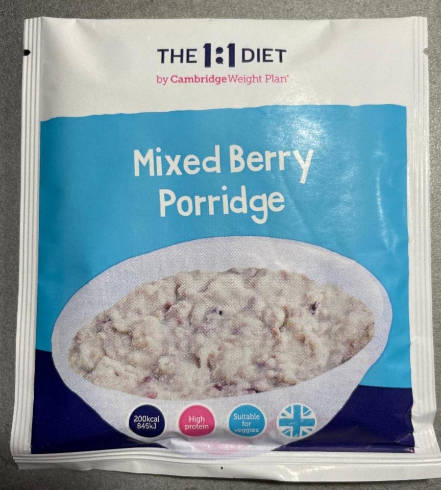 Fotografie - Mixed Berry Porridge The 1:1 diet