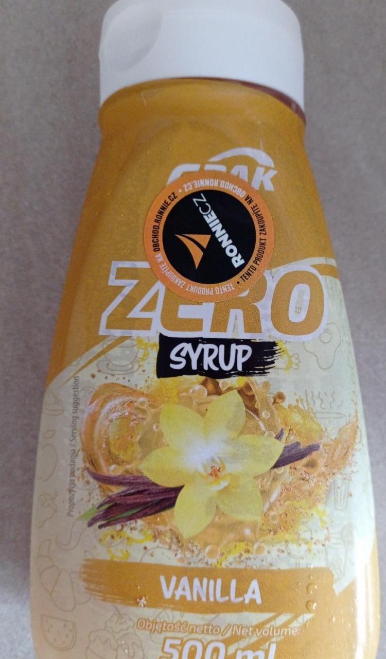 Fotografie - Zero Syrup Vanilla 6Pak Nutrition