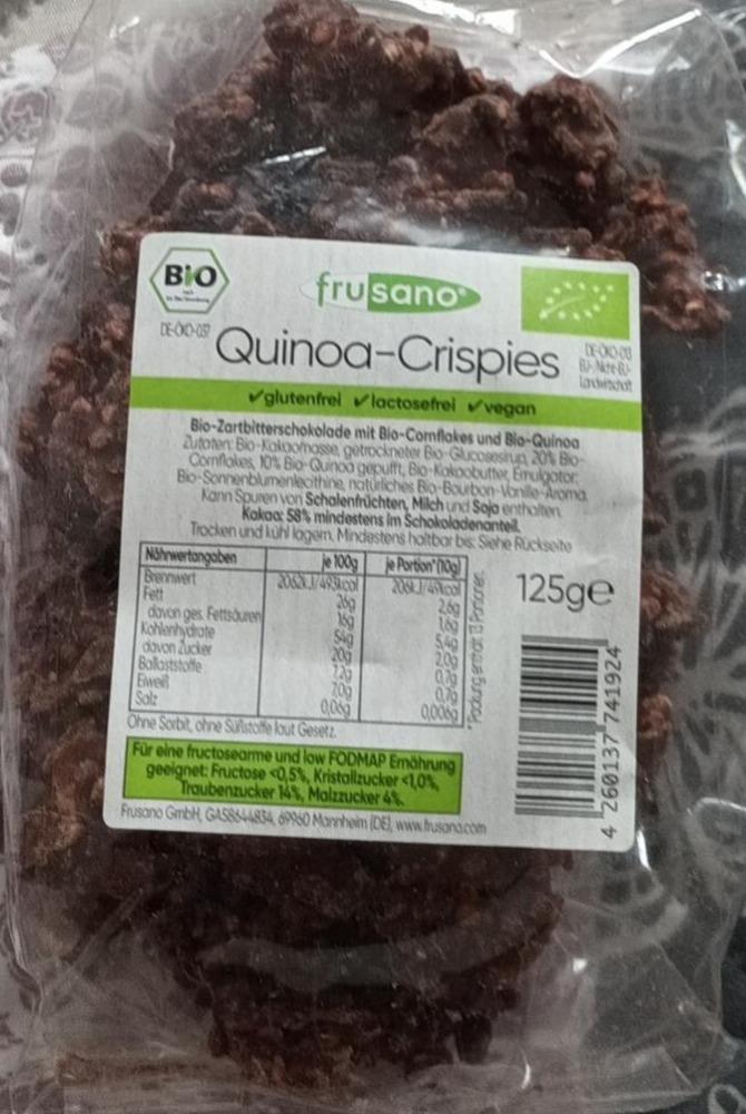 Fotografie - Bio Quinoa-Crispies Frusano