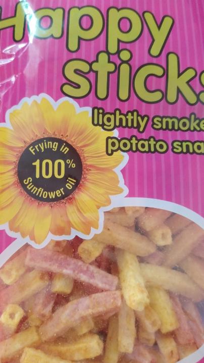 Fotografie - Bersi Snack Happy sticks lightly smoked potato snack