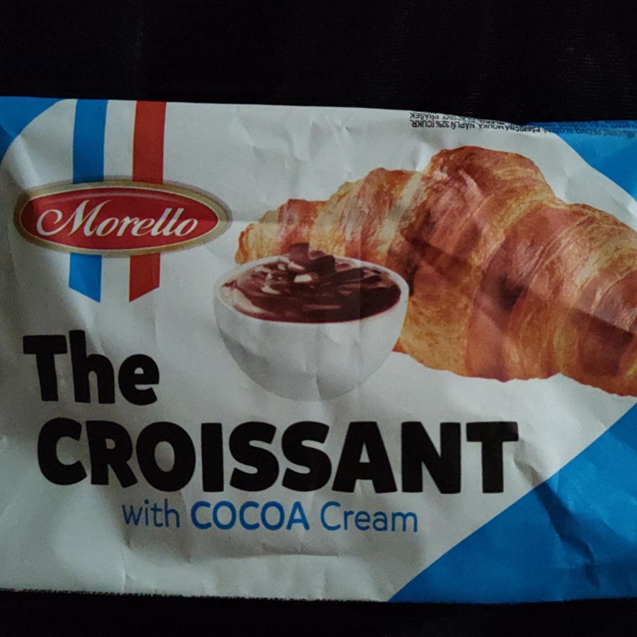 Fotografie - The Croissant with cocoa cream Morello