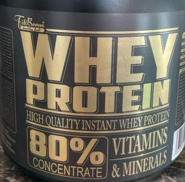 Fotografie - Whey protein 80% concentrate Apple Pie FitBoom