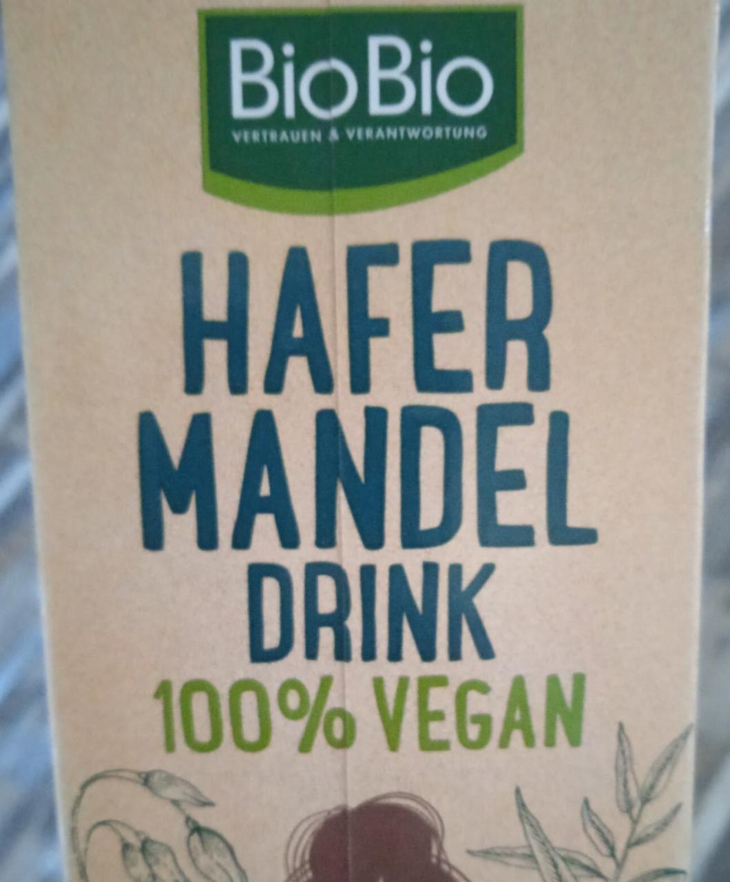 Fotografie - Hafer Mandel Drink 100% Vegan BioBio