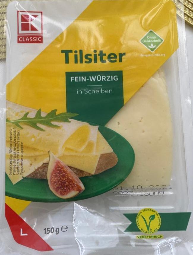 Fotografie - Tilsiter fein-würzig in Scheiben K-Classic