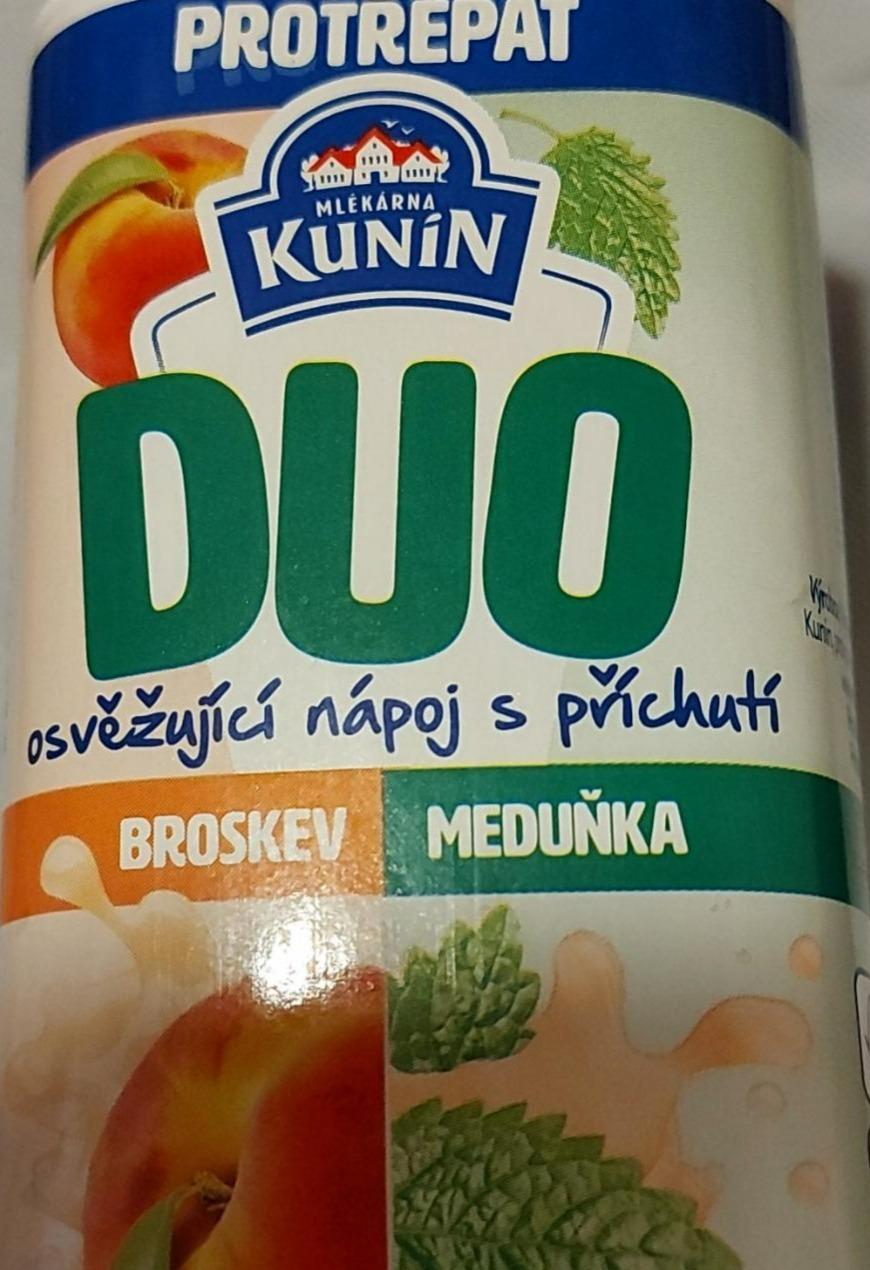 Fotografie - Duo osvěžující nápoj s příchutí Broskev Meduňka Kunín