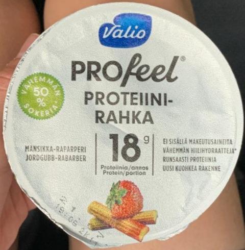 Fotografie - PROfeel proteiini rahka mansikka-raparperi Valio