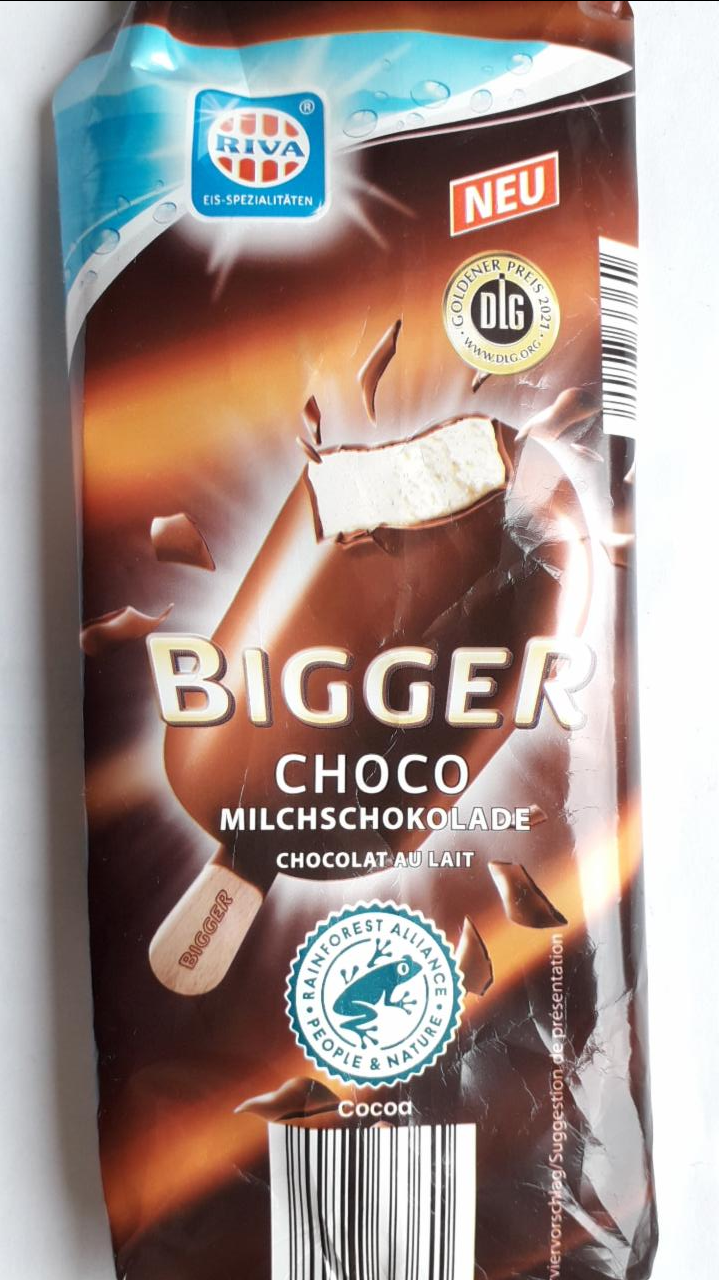 Fotografie - nanuk Bigger mléčná čokoláda Riva