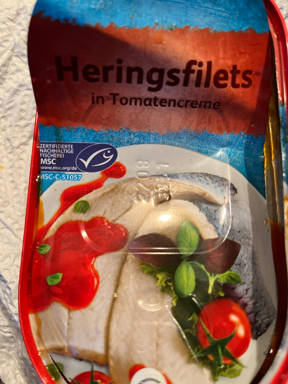 Fotografie - Hering Fillets in Tomato Sauce NIXE