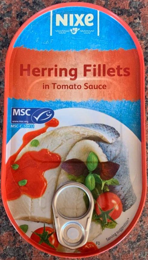 Fotografie - Hering Fillets in Tomato Sauce NIXE
