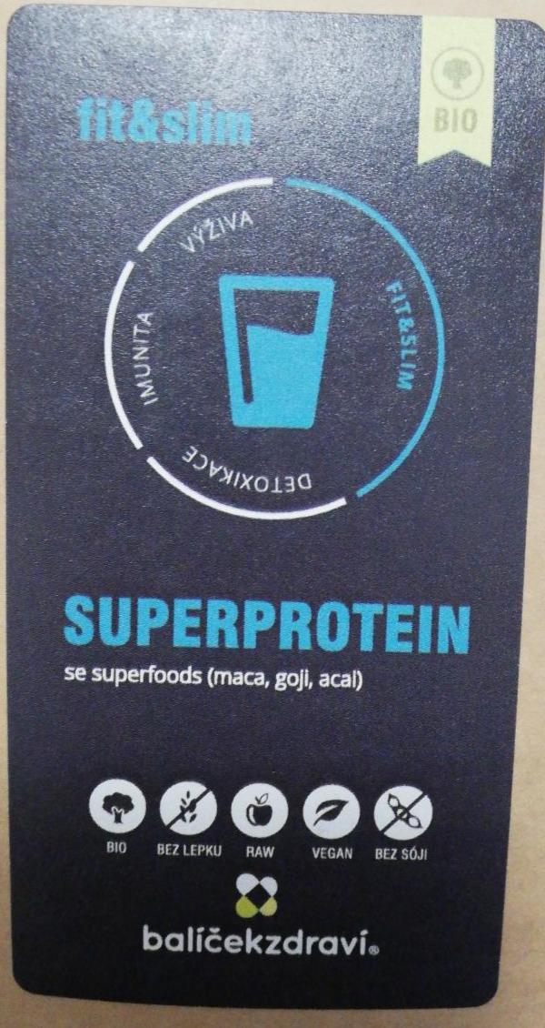 Fotografie - fit & slim Bio Superprotein 80 s příchutí cookies & cream Balíček zdraví