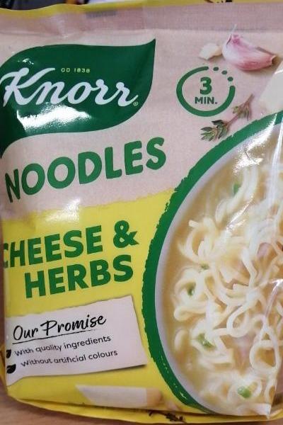 Fotografie - Noodles Cheese & Herbs Knorr