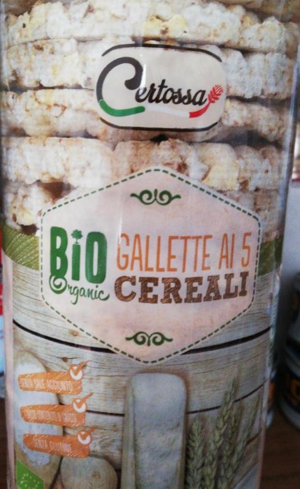 Fotografie - Bio Organic Gallette ai 5 cereali Certossa