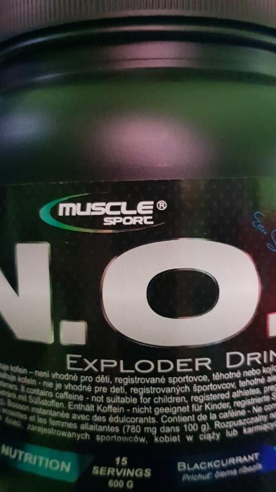 Fotografie - NO Exploder Drink Muscle sport