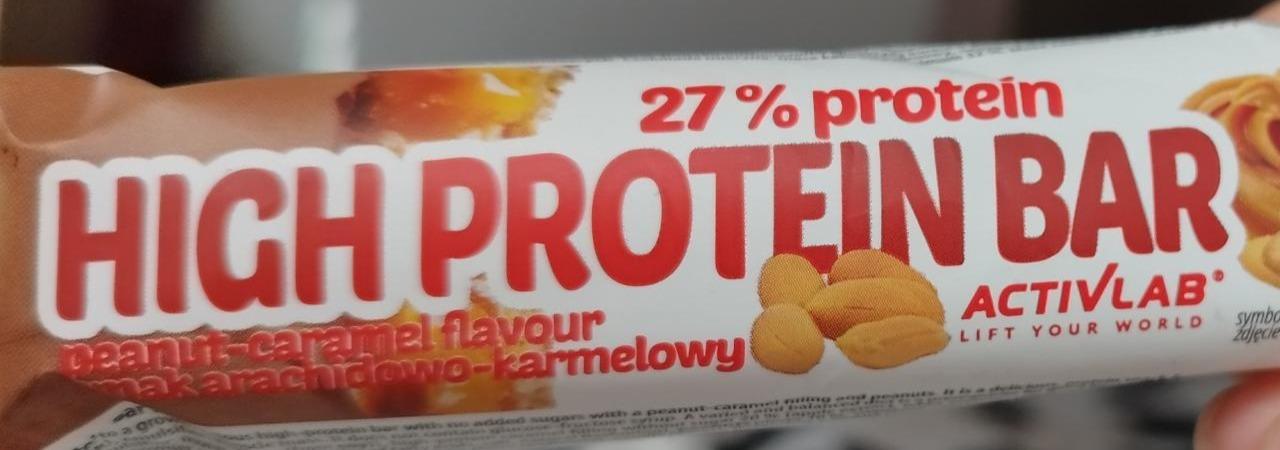 Fotografie - High Protein Bar Peanut-Caramel Bar 27% protein Activlab