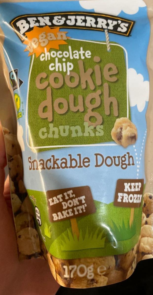 Fotografie - vegan cookie dough chunks Ben & Jerry's